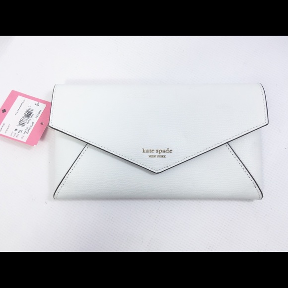 kate spade Handbags - Kate Spade Sylvia Leather Chain Clutch.NO Strap.